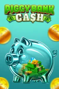 piggy bank cash game logo